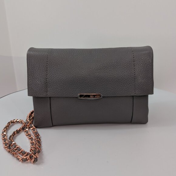 Ted Baker Gray Purple London Crossbody Bag - Picture 16 of 16